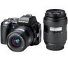 OLYMPUS E-500 + 14-45mm f/3.5-5.7 + 40-150mm f/3.5-4.5  Including Charger, Lithium battery