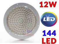 PANEL LED 144 12W PLAFON OPRAWA SUFITOWA OKRĄGŁA