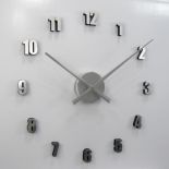 Zegar ścienny Extender Mini srebrny
