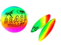 Piłka gumowa plażowa - mix wzorów