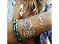 Flash Tatoo - Tatuaże metaliczne gold złote bliste