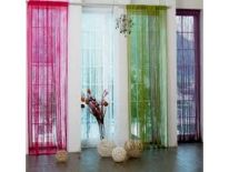 Firana gotowa makaron 1m x 2 m ok 10 kolorów - zas