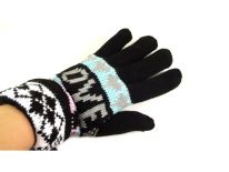 Rękawiczki zimowe ocieplane polarem LOVE