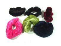 Gumki do włosów 6 szt Aksamitne