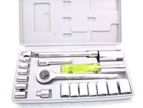 Zestaw kluczy nasadowych 21 części