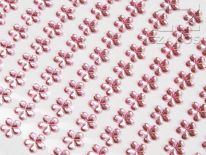  Kryształki Kwiatki 8mm Jasny Róż [10 Blistrów]