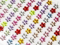  Kryształki Kwiatki 12mm Mix Kolorów [10 Blistrów]