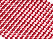 Perełki samoprzylepne 6mm Czerwony [10 Blistrów]