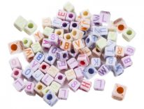 Kolorowe Literki Małe 5mm/100szt [ Zestaw - 50 Kompletów]
