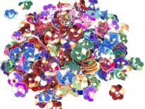 Cekiny Kwiatki 3D Małe 10g [Komplet - 50 Paczek]