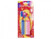 Świeczki Urodzinowe Krótkie [Komplet - 24 sztuk]