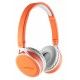 Słuchawki Esperanza Audio Bluetooth z mikrofonem EH160O YOGA pomarańczowe