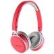 Słuchawki Esperanza Audio Bluetooth z mikrofonem EH160R YOGA czerwone