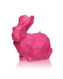  Świeca królik XXL - ciemny róż perłowy