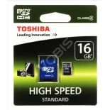 Toshiba microSDHC 16GB class 4 High Speed M102 adapter