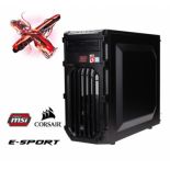 OPTIMUS E-Sport MB250T-CR5 i5-7400/8GB/1TB/GTX1050Ti OC 4GB RED LED