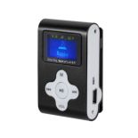 QUER Odtwarzacz MP3 / Dyktafon / Radio FM  z LCD czarny