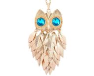 Długi Naszyjnik Złota SOWA owl Gold 