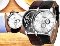 Zegarek klasyczny skórzany Męski New 4 modele 