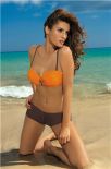 Kostium kąpielowy Tiffany Energy-Cubano M-319 Pomarańczowo-brązowy (108) 