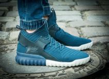 ADIDAS TUBULAR X KNIT (S81675) - Niebieski