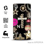 JUST CAVALLI Leo Star Cover MFX - Etui Sony Xperia XA (Black)