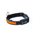 Tractive LED Dog Collar Small - Świecąca obroża LED 33 - 45 cm (pomarańczowy)