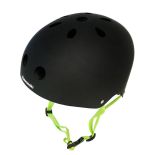 Kawasaki Helmet L/XL - Kask z systemem regulacji Headlock 56-60 cm (czarny/zielony)