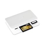 Moshi Cardette Type-C - Czytnik kart pamięci z kablem USB-C + 2 porty USB 3.0 (srebrny)