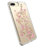 Speck Presidio Clear with Print - Etui iPhone 8 Plus / 7 Plus / 6s Plus / 6 Plus (Goldenblossoms Pink/Clear)