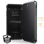 X-Doria Defense Lux - Etui aluminiowe iPhone 8 Plus / 7 Plus (Black leather)