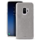 PURO Glitter Shine Cover - Etui Samsung Galaxy S9 (Silver)