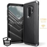 X-Doria Defense Lux - Etui aluminiowe Samsung Galaxy S9+ (Black Leather)