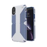 Speck Presidio Grip - Etui iPhone XR (Microchip Grey/Ballpoint Blue)