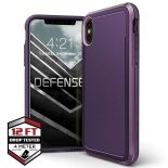 X-Doria Defense Ultra - Pancerne etui iPhone Xs / X (Drop test 4m) (Purple)
