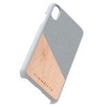 Nordic Elements Original Hel - Etui iPhone Xs Max z prawdziwym drewnem klonowym (Light Grey)