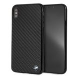 BMW Real Carbon Fiber Case - Etui aluminiowe iPhone Xs Max (Black)