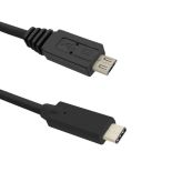 Qoltec Kabel USB 3.1 typ C męski , Micro USB 2.0 B męski , 1.2m