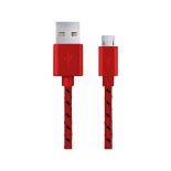 Esperanza EB181R Kabel MICRO USB 2.0 A-B M/M OPLOT 2.0 M - CZERWONY