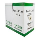 4World kabel instalacyjny UTP (4x2, kat. 5e, drut, 305m, CU, szary)