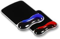 Kensington Crystal Mouse Pad Wave czerwono-czarna