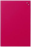 NAGA Tablica magnetyczna 40x60 szklana różowa