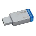Kingston 64GB USB 3.0 DataTraveler 50 (Metal/Blue)