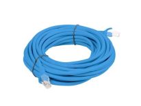 LANBERG Patchcord RJ45, kat. 5e, UTP, 10m, niebieski