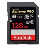 SanDisk Sandisk karta pamięci Extreme PRO SDXC 128 GB 95/90 MB/s V30 UHS-I U3