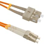 Qoltec Optic Patchcord SC/UPC - LC/UPC , Multimode , 50/125 , OM2 , Duplex , 1m