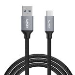 AUKEY CB-CD2 nylonowy szybki kabel Quick Charge USB C-USB 3.0 , 1m , 5 Gbps