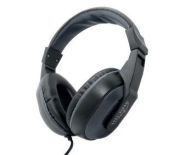 Media-Tech PAVO - Stereo headphones with microphone, 1-jack, 40 mm driver units