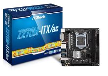 ASRock MB Sc LGA1151 Z270M-ITX/ac, Intel Z270, 2xDDR4, VGA, Wi-Fi, BT, mini-ITX