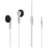 Qoltec Słuchawki douszne , Białe